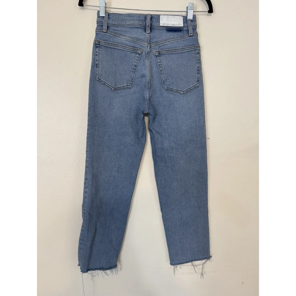 Re/Done - 70s Stove Pipe‎ Jeans Size 24 Stretchy Blue